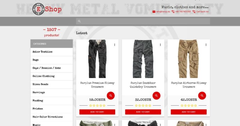 HMVP e-shop